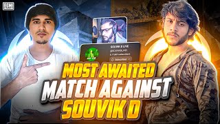 Match Against Undefeated🔥Player SOUVIKDLIVE1  1v1 ✅ With Souvik D  BGMIPUBGM  tdm bgmi [upl. by Namqul]