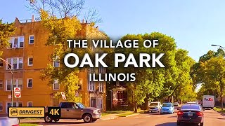 Oak Park Illinois  ASMR  Drive Tour  4k  Drivgest [upl. by O'Connell518]