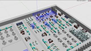 Ubisense Production Logistics Monitor [upl. by Nelon]