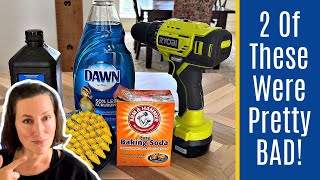 Testing 5 Ways To Clean Grout On Tile Floors Including Homemade Cleaners AND A Drill Brush [upl. by Montano]