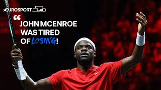 Frances Tiafoe on amazing feeling as Team World win Laver Cup  Eurosport Tennis [upl. by Maddeu]