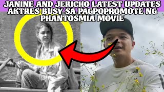 JANINE AND JERICHO LATEST UPDATES AKTRES BUSY SA PAGPOPROMOTE NG PHANTOSMIA MOVIE‼️ [upl. by Kassel]