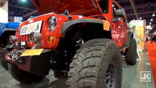 ProjectJK 2011 SEMA Show Spotlight  Burnsville Off Road 2012 JK 392 HEMI Conversion [upl. by Attolrahc]