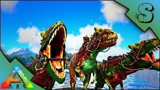 IMPRINTED ALLOSAURUS PACK  BREEDING amp INTERACTIVE RAISING  Ark Survival Evolved S2E55 [upl. by Cawley36]