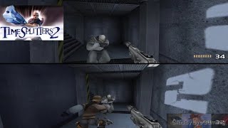 TimeSplitters 2  Split Screen Coop Story Gameplay PART 2 [upl. by Snej50]