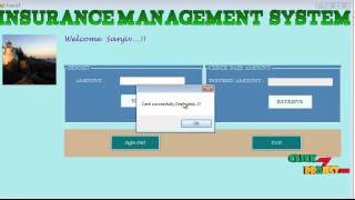 Final Year Projects  Insurance Management System [upl. by Anastasie]