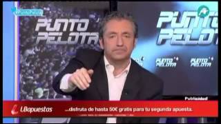 Josep Pedrerol se cabrea con los becarios de Punto Pelota [upl. by Erbas]