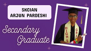 Appreciative speech of acceptance by SKCian Arjun Pardeshi Bhartiya at his Secondary Convocation [upl. by Aiasi]