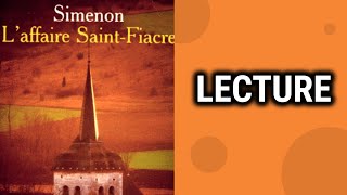 lAffaire Saint Fiacre de Georges Simenon LECTURE [upl. by Saxena697]