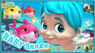 La Danse du Bébé Requin  plus de chansons pour enfants  Crazy Baby Cartoon Le Français [upl. by Nodnek803]