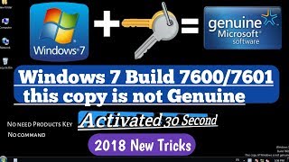 Activate Windows 7 in One Click  All Versions 2019 [upl. by Gavrila407]