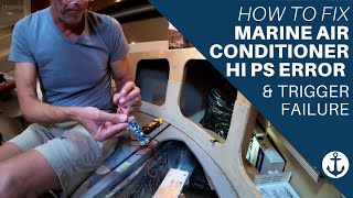 HOW TO TROUBLESHOOT MARINE AIR CONDITIONING SYSTEM  LOW PRESSURE SWITCH CUT OUT [upl. by Pate]