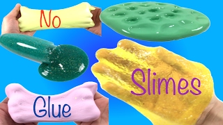 5 Ways To Make Slime Without Glue Or Activator No Glue No Borax Slime With Home Ingredients [upl. by Larine]