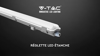 Réglette Avec tube LED inclus VTAC IP65 [upl. by Eseilanna]