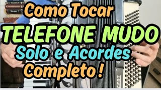 TELEFONE MUDO SOLO e BASE para CANTO  RESPOSTAS Vídeo Aula Acordeon [upl. by Damita]