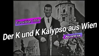 Eurovision 1959  Ferry Graf  Der K und K Kalypso aus Wien [upl. by Ayifa]