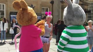 Pip and Posy in Bath 09072016 [upl. by Aseneg]