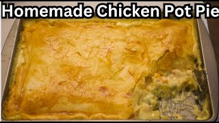 Homemade Chicken Pot Pie Recipe [upl. by Nahtonoj154]