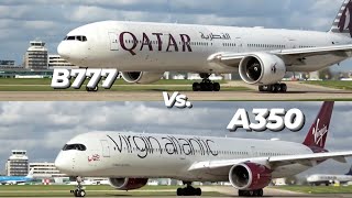 BATTLE of the BEASTS  Boeing 777300ER vs Airbus A3501000 [upl. by Liamaj412]