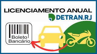 Como Gerar Boleto para Licenciamento Anual 2023 GRT DETRAN RJ [upl. by Doykos]