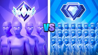 4 UNREAL VS 40 DIAMANTS sur FORTNITE  🤯 Ft des Youtubeurs [upl. by Allain]