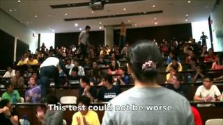 The Worst Test  Im an engineering failure  flash mob [upl. by Fabrin]