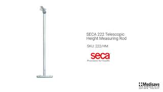 SECA 222 Telescopic Height Measuring Rod 222 HM [upl. by Bromley95]