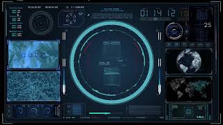 HUD Virtual Radar Hologram Interface System [upl. by Ilsel]