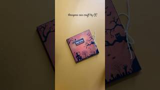 Halloween themed Card Folio diy minialbumtutorial artandcraft handmade craft youtubeshorts [upl. by Asseniv]