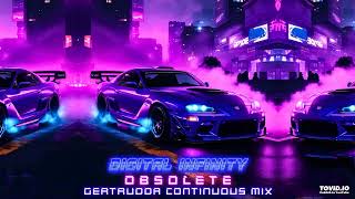 Digital Infinity  Obsolete  Gertrudda Continuous Mix 2024 Synthwave80sVaporwaveRetrowave [upl. by Ylekalb440]