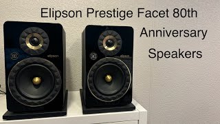 Elipson Prestige Facet 80th Anniversary Speakers Midrange Bliss [upl. by Yeclehc]