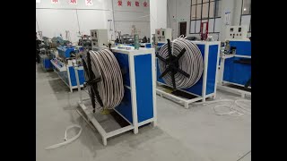 Stainless steel flexible corrugated gas hose forming machine [upl. by Robinett]