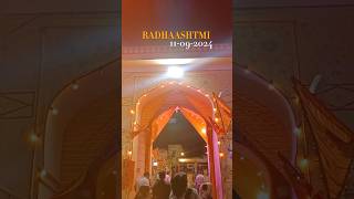 Radhaashtmi utsav jaipur shree govind dev ji mandir ❤️❤️youtubeshorts radhaastmi krishna [upl. by Gridley]