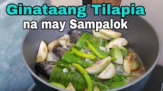 Ginataang Tilapia na may Sampalok  Ginataang Tilapia  Villarosa Fam Channel [upl. by Notsirk55]