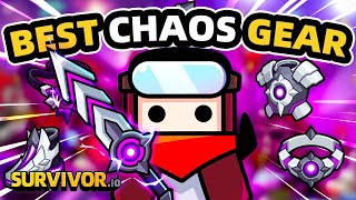 IS NEW SGRADE CHAOS EQUIPMENT THE BEST NEW LEGENDARY SKILL REVIEW  Survivorio [upl. by Leahcimnaes]