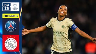 HIGHLIGHTS  PSG vs Ajax UEFA Womens Champions League 202324 Matchday 5 [upl. by Yma]