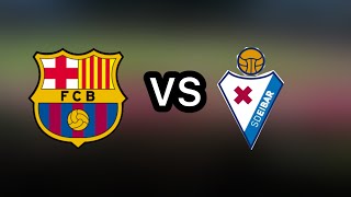 FC Barcelona vs Eibar en directo  Jornada 8 de La Liga F [upl. by Eiduam]