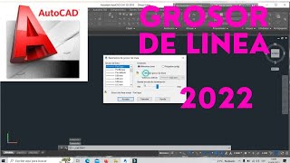 Como Cambiar Editar y visualizar el Grosor de Linea en AutoCAD de una manera SENCILLA Y RÁPIDA 2021 [upl. by Royden]