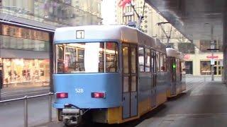 Straßenbahn Chemnitz Tram Route 1 Schönau  Zentralhaltestelle ČKD Tatra T3D [upl. by Boru]