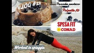 ♡ Vlog 22  Spesa al Conad  Polpette Fit amp Colazione Proteica↴ [upl. by Hsima782]