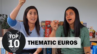 Top 10 Thematic Euros euro style board games [upl. by Barbarese]