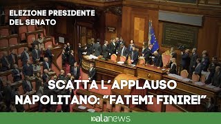 Senato Napolitano nomina Casellati presidente [upl. by Staci]