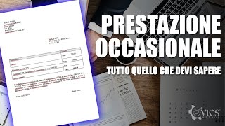 Prestazione occasionale tutto quello che cè da sapere  Metodo VICS [upl. by Reitrac]