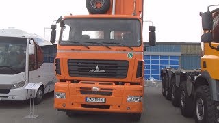 MAZ 6516V8 8x4 Tipper Truck Exterior and Interior [upl. by Esiuol]