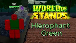 Hierophant Green Combo Reupload  World of Stands [upl. by Carlos]