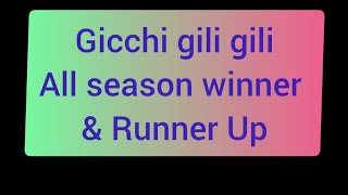 Gicchi gili gili all season winner amp Runnerupcolourskannada gicchigiligiliwinnerrunnerup [upl. by Edroi]