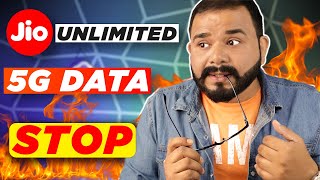 Finally end of 5G Unlimited DATA  Important Jio Update  अब लगेगा पैसा💵💵💵 [upl. by Ydna18]