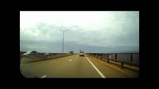 RI 138 W Newport Bridge to Jamestown rhodeisland dec6 2022video silentvideo [upl. by Meri]