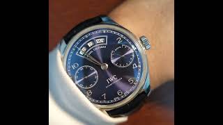 iwc portugieser annual calendar on my [upl. by Adeys]