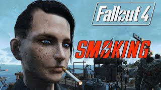 LORE FRIENDLY SMOKING IN FALLOUT 4  Fallout 4 Mod Review [upl. by Anidene380]